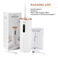 Irrigador Bucal Eléctrico Limpiador Dental de Agua con Estomada Giratoria 360 - details 30