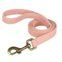 correa ustables cuero PU perro, Collar duradero cuerda de plomo mascotas, suave para perros pequeños, medianos y randes, - details 37