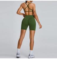 El tren de yoga sin costuras de cintura alta resalta sus sillas Secado rápido para material de nailon primavera/verano - details 5