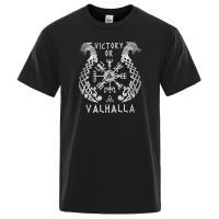 Camiseta con Estampado de Leyenda Vikinga para Hombre, Prenda de Algodón, Manga Corta, Estilo Retro, Valhalla Odín, Camisa Clásica de Verano, 2022 - details 20