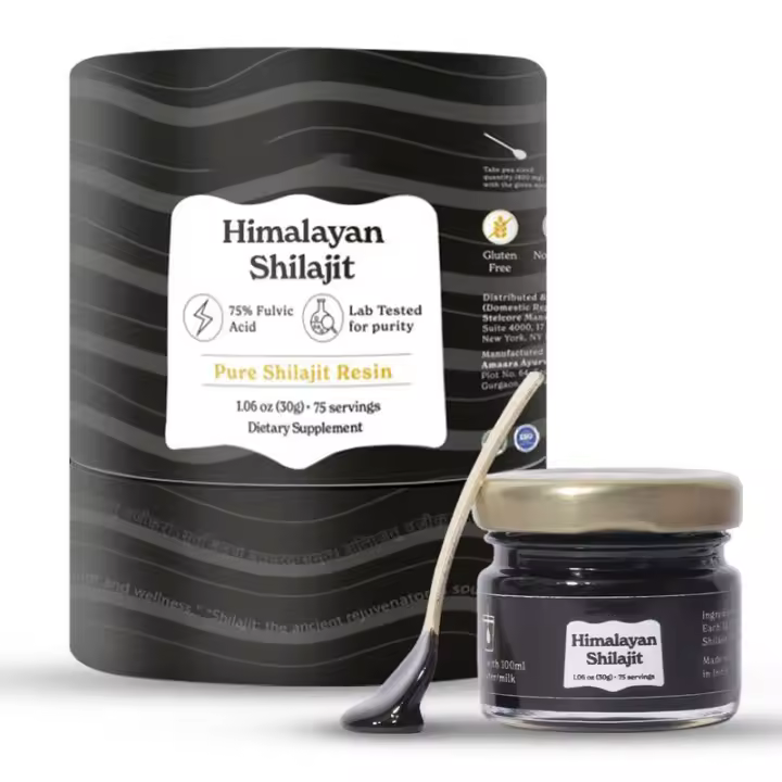 Resina Shilajit de Nivel Dorado 100% Natural Libre de Metales Pesados Razón 75, 85+ Minerales Traces Almacenamiento de Datos Wifi SD Cards - 1