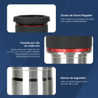 SVBONY SV215 1.25" 3mm-8mm Ocular planetario con zoom para observación lunar y planetaria - details 6