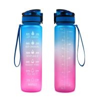 Botella de Agua de 1 Litro Botella Motivacional Marcador de Tiempo Botella de Gimnasio - details 2