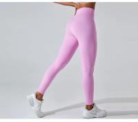 Pantalones de Yoga para Correr - Secado Rápido sin Costuras - Levantamiento de Cadera - Leggings Deportivos de Nylon - Ideal para Primavera/Verano - details 1