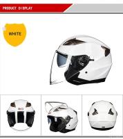 Casco De moto De media cara para hombre y mujer, protector De doble lente para las cuatro estaciones, moda urbana - details 3