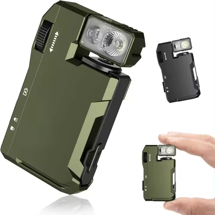 2 uds Mini linterna portátil magnética recargable G5 EDC linterna IPX6 400 lúmenes Wate XUK - 1