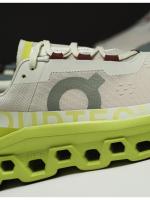 Zapatillas On Running Cloudmonster Frost Acacia - Blanco y Lima - details 1