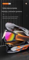 Casco hombre mujer MX Carreras de Locomotora General trail moto - details 8
