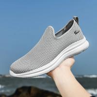 Zapatos Informales de Verano para Hombre 2025 Zapatos Deportivos Antideslizantes Transpirables de Malla Mocasines sin Cordones Talla 35-46 - details 13