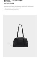 Bolso de bolos retro de gran capacidad para mujer, ambiente premium, casual, versátil, bolso de hombro portátil para viajeros - details 13