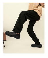 Zapatos de algodón con plataforma para hombre y mujer, zuecos cálidos de invierno para jardín, zapatillas impermeables para interiores y exteriores, informales, Unisex - details 18