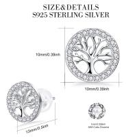 Pendientes Árbol de la Vida para Mujer Plata de Ley 925 Pendientes con Caja de Regalo Joyas Regalo para Esposa Madre Hija - details 4