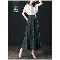 Pantalones de pierna ancha para mujer, pantalón corto holgado, cintura elástica, talla grande 3XL - details 22