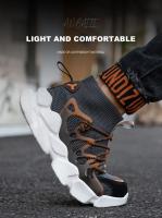 Zapatos De Trabajo De Seguridad Indestructibles Con Puntera De Acero, Botas Deportivas Transpirables Para Exteriores, Zapatillas De Deporte, Botas De Construcción De Seguridad - details 9
