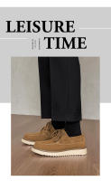 Primavera y otoño de los hombres nuevos zapatos de cuero de cabeza grande herramientas zapatos casuales zapatos de los hombres de baja parte superior zapatos de los hombres - details 10