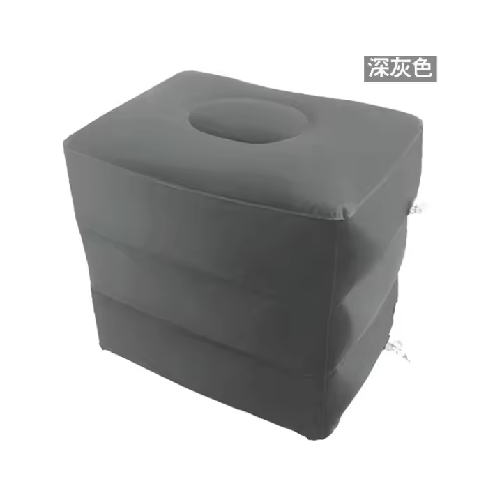 Almohada inflable para reposapiés de viaje, Consejo de reposapiés para Avión, tren de Vuelo, 1 piezas - 1