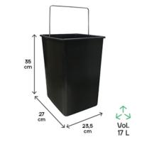 Cubo basura y reciclaje Arregui Basic