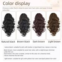 Extensiones de cola de caballo, Clip de garra, peluca de cola de caballo, Clip en Natural, corto, ondulado, rizado, cola de caballo falsa y esponjosa, postizo para uso diario - details 12