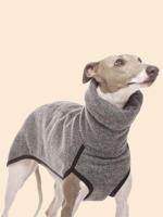 Ropa de Greyhound de Invierno Chaleco de Poliéster con Cuello alto Monos de Pijama para Mascotas Medianas y Grandes - details 2