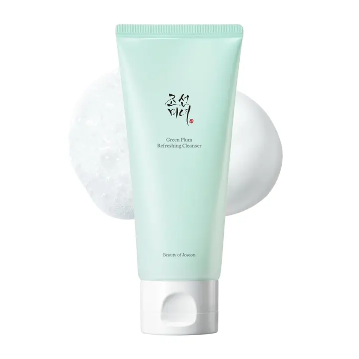 Beauty of Joseon Green Plum Gel limpiador refrescante tipo limpieza profunda de poros, lavado facial para acné, removedor de puntos negros para todo tipo de piel, cuidado de la piel coreano 100 ml, 3,38 fl.oz - 1