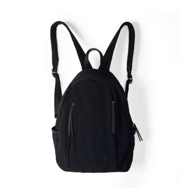 Mochila informal de nailon, bolso de hombro suave de Color sólido, mochila de viaje ligera de gran capacidad - 1