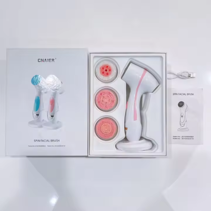 Sonic Nu Cepillo giratorio para limpieza facial profunda, cepillo de limpieza facial giratorio, sistema de spa galvánico para eliminar puntos negros - 1