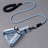 Conjunto de arnés y correa ajustables para perros, correa suave para el pecho para mascotas a prueba de Escape, Collar ligero y cómodo para gatos, correa para cachorros - details 14