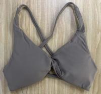 Sujetador deportivo con tirantes cruzados y relleno con giro frontal, espalda sexy, sin mangas, Top corto, Sujetador deportivo para yoga - details 23