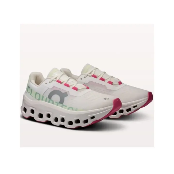 Zapatilla en correr Cloudmonster 1 Blanco/Lima mujer - 1