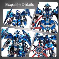 Piececool-rompecabezas 3D de Metal, Kits de modelos Blue Mech, Juguetes DIY, rompecabezas, regalos de cumpleaños y San Valentín para adolescentes - details 5