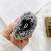 Funda de Protector de Orejas de Conejo de Peluche para Airpods Pro Caja de Carga Inalámbrica con Diseño de Conejo Accesorios de Electrónica - details 7