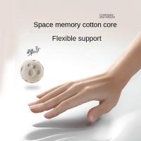 Almohada de viaje ergonómica en forma de U, cojín de cuello con soporte para la cabeza de rebote lento con bolsa de almacenamiento, cojín plegable para el hogar - details 2