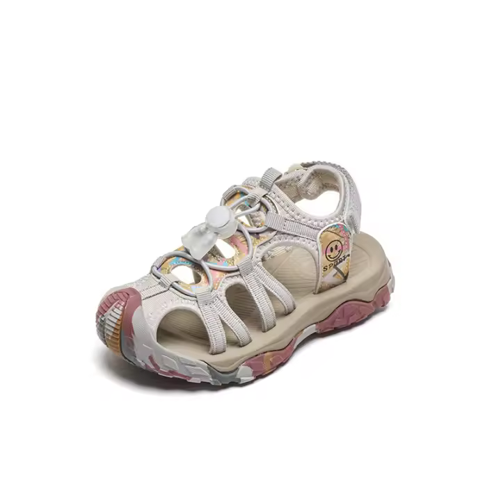 Sandalias deportivas para niños 2025 verano nuevos zapatos para niñas niños ligeros bolsa cabeza sandalias bebé. - 1