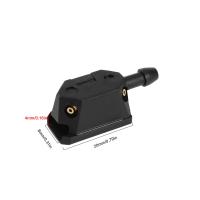 2 pares de arandelas de boquilla de brazo de limpiaparabrisas izquierdo y derecho para parabrisas de coche A 0008604847   Limpiaparabrisas Escobilla limpiaparabrisas Jets de pulverización de agua Plástico - details 4