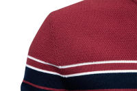 Suéter de manga larga de punto a rayas para hombre, Jersey informal de cuello redondo, nuevo - details 27