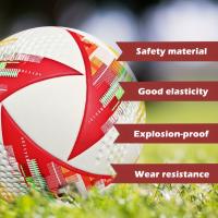 Balón De Fútbol Duradero De Tamaño 5, Balón De Fútbol Sin Costuras Para Entrenamiento Y Competición Con Bolsa De Hilo Y Aguja - details 1