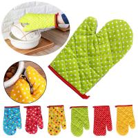 Guantes de algodón resistentes al calor, manoplas gruesas con aislamiento para microondas y horno - details 7