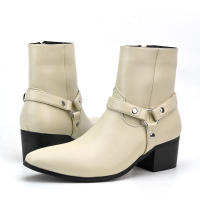 Botas Chelsea para hombre con hebilla británica puntiaguda - details 11