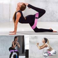 Bandas de resistencia para glúteos y muslos, bandas elásticas de entrenamiento para sentadillas, círculo, tiras elásticas para Fitness, bucles, equipo de gimnasio y Yoga - details 1