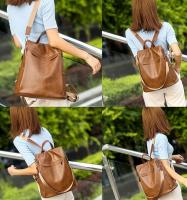 Mochila de Cuero Impermeable Antirrobo para Mujer, Bolso de Hombro, Mochila Escolar, Pequeño, informal, Bandolera - details 4