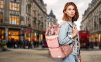 Mochila Portátil para Mujer Estilo Casual Escolar Bolso Antirrobo para Viajes y Trabajo - details 1