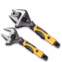 Llave ajustable CR-V, llave Universal de gran apertura de alta calidad, herramienta de reparación de plomería de alta dureza, llave de baño para casa - details 1