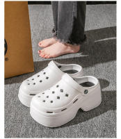Sandalias de Tacón Alto de 9cm Punta Cerrada Suela Gruesa Diseño de Leopardo - details 23