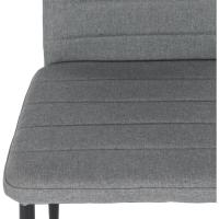 Sillas de Comedor Juego de 4 Sillas de Metal para Cocina, Silla de Mesa Comoda Silla con Asiento Tapizado, Negro - details 105