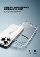 KEYSION-funda transparente mate para iPhone 16 Pro Max, carcasa trasera de silicona suave y transparente, a prueba de golpes, para iPhone 16 15 Pro Max - details 2