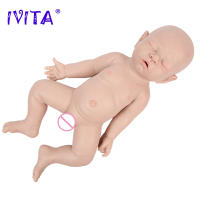 Muñeca de Bebé Renacida de Silicona IVITA Suave, Realista, Juguete Educativo para Niños con Chupete - details 10