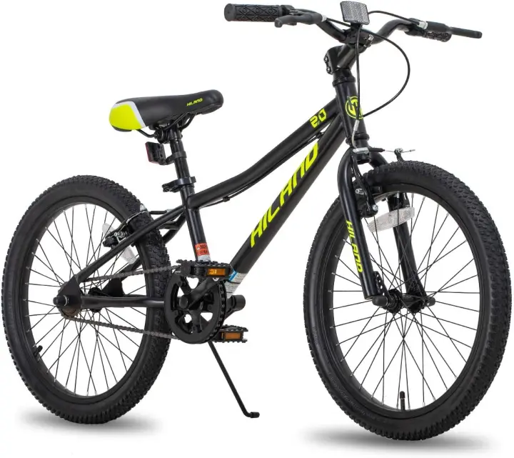 Bicicletas Infantiles para Niños y Niñas 20 Pulgadas 1 Velocidad, Bicicletas con Horquilla de Suspensión y Freno en V, Rosa/Negro/Verde Menta/Azul - 1