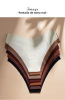 "Bragas Sin Costuras Mujer – Tiro Bajo, Nailon Transpirable, Secado Rápido – Ideal para Yoga y Deporte – Talla Grande " - details 11