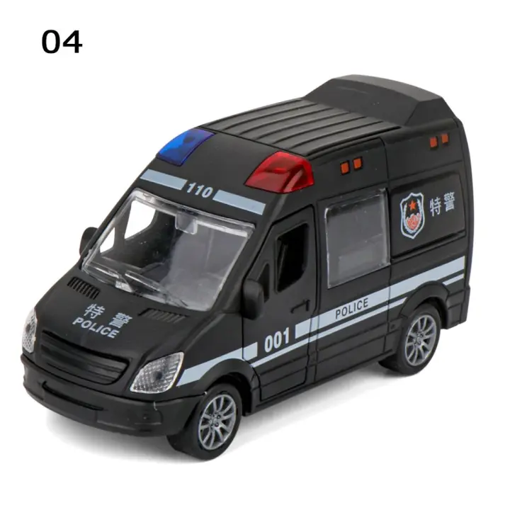 Coche inercial de juguete para niños, coche de policía, camión de bomberos, modelo de coche de ambulancia, No requiere batería - 1
