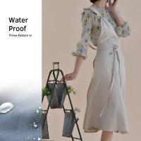 Cómodo delantal de floristería impermeable, delantal de cocina ajustable de algodón con bolsillo, delantal de cocina elegante para hornear - details 13